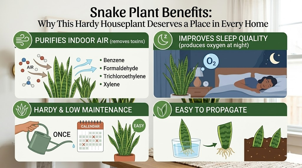 snake plant benefits