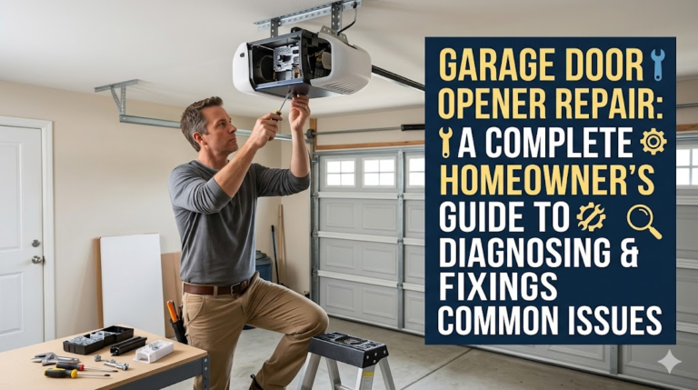 Garage Door Opener Repair: A Complete Homeowner’s Guide to Diagnosing and Fixing Common Issues garage door opener repair