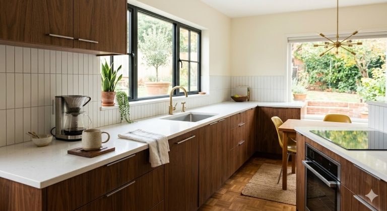 mid century modern kitchen