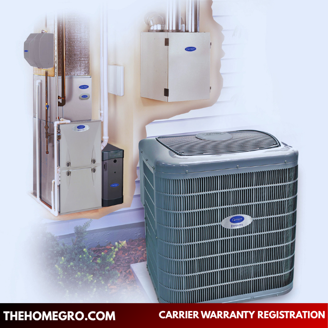 carrier warranty registration