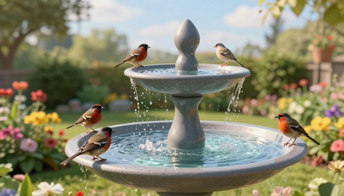 bird fountain