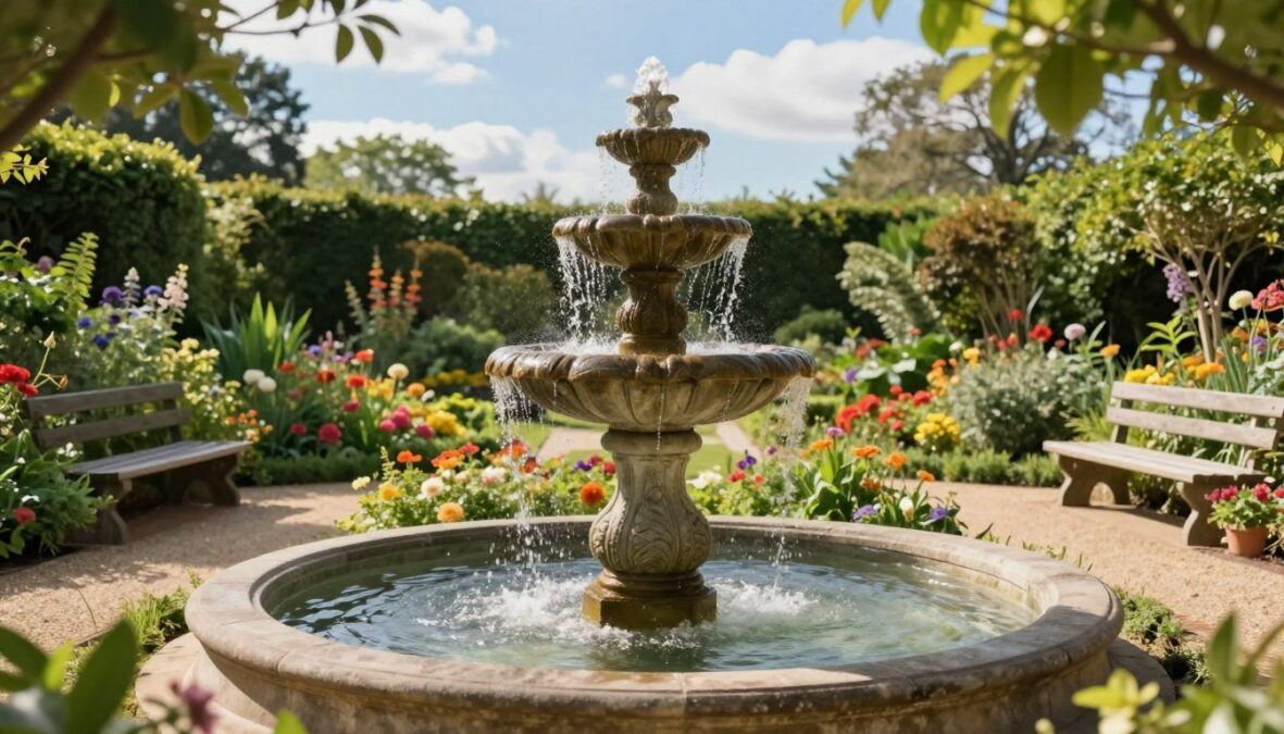 outdoor fountain