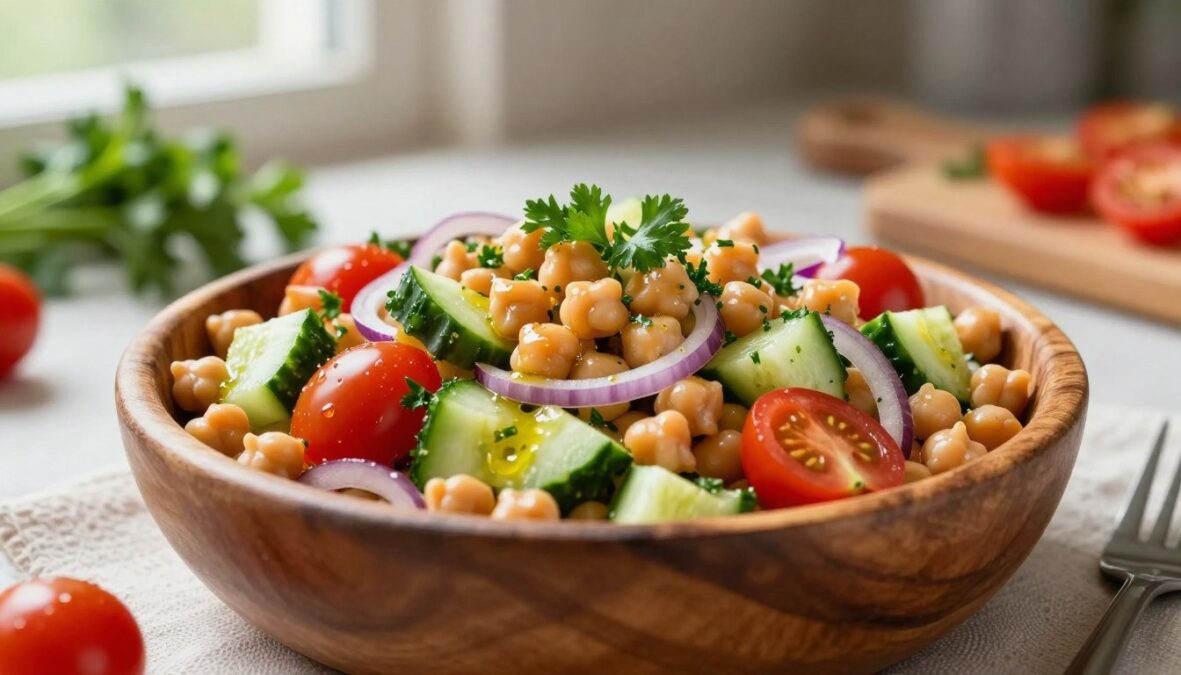 delicious chickpea salad